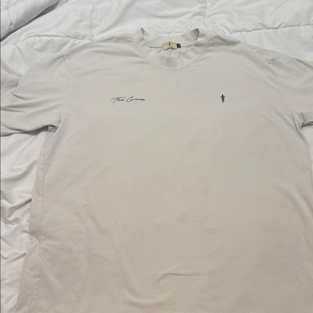 Men's Short-Sleeve Crewneck Tee in Off-White by